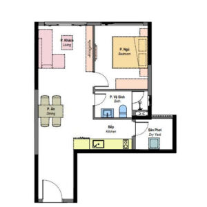 Mã căn C1.1307 The Habitat