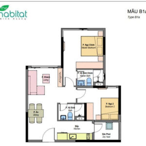 Mã căn C2.1403 Habitat Bình Dương