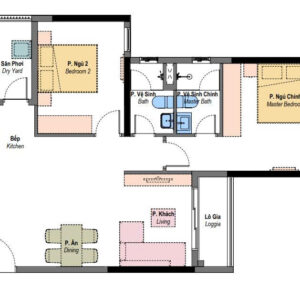 Mã căn C2.1801 The Habitat Bình Dương