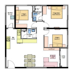 Mã căn D2.1302 The Habitat