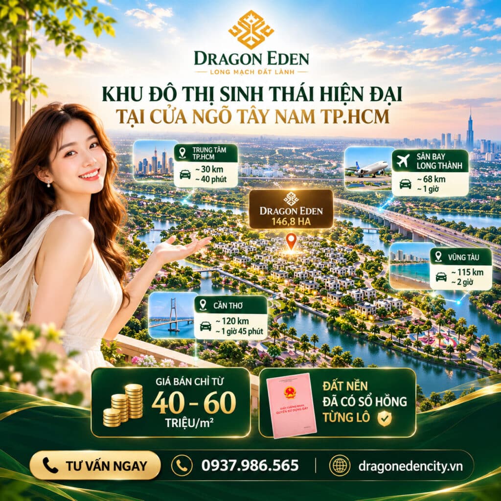 Đất nền sổ đỏ ven Tp. Hồ Chí Minh