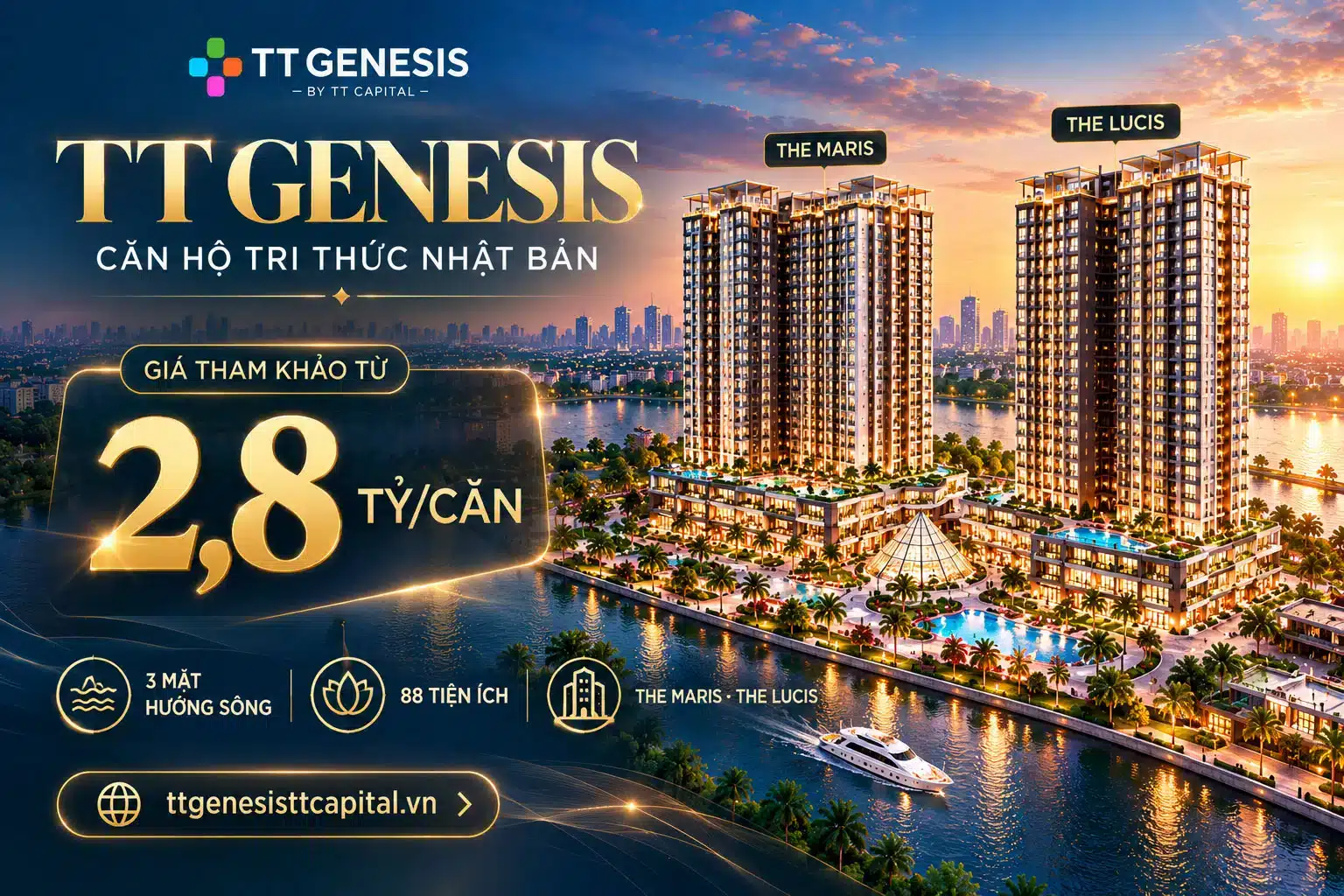 Căn hộ cao cấp TT Genesis khu dân cư Đào Sư Tích Nhà Bè