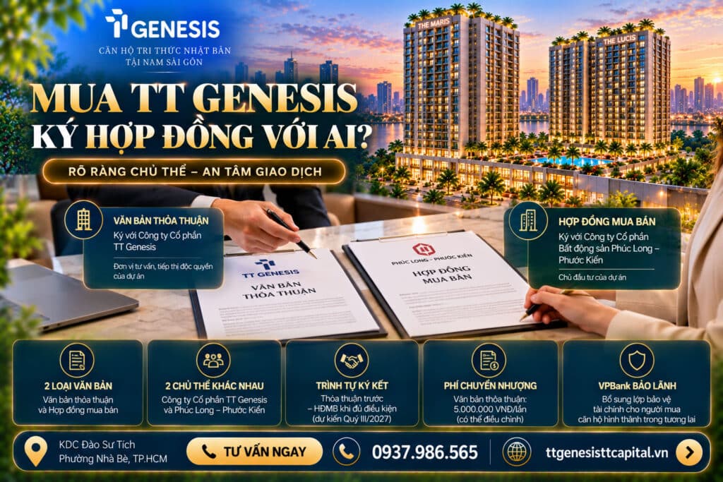 Mua TT Genesis ký hợp đồng với ai?