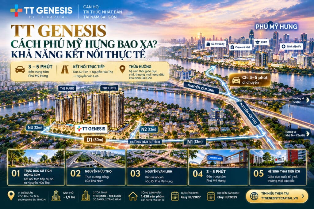 TT Genesis Cách Phú Mỹ Hưng Bao Xa? Khả Năng Kết Nối Thực Tế